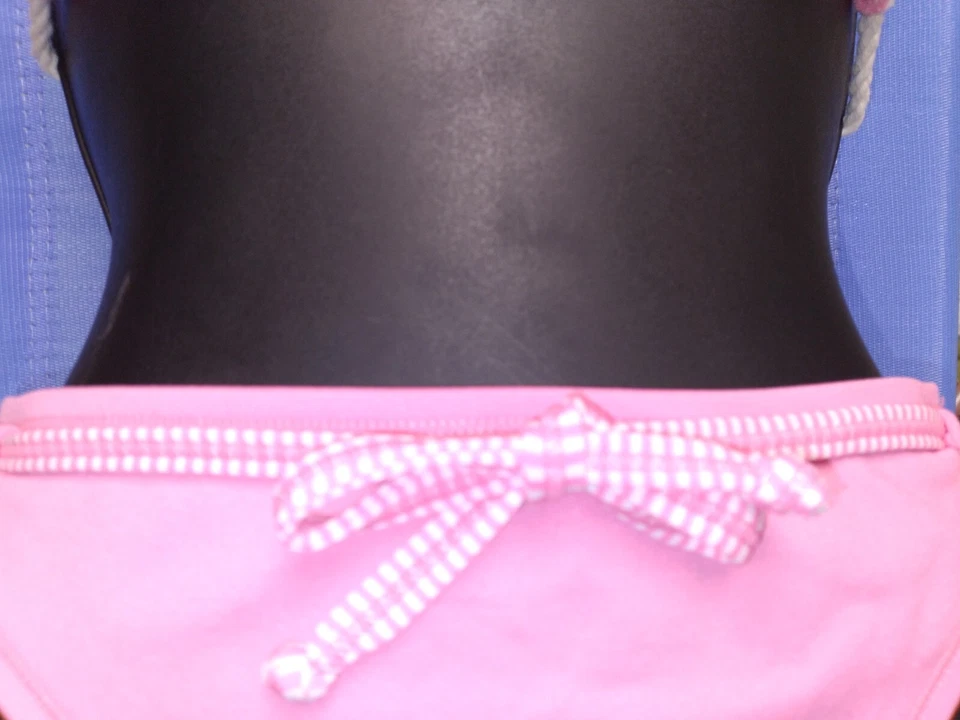 AEROPOSTALE LEI. TERRY TOP 2 PEÇAS BIQUÍNI M-L AJUSTÁVEL NOVO SEM ETIQUETAS GRAVATAS DE CORDA HI CUT - Imagem 4 de 4