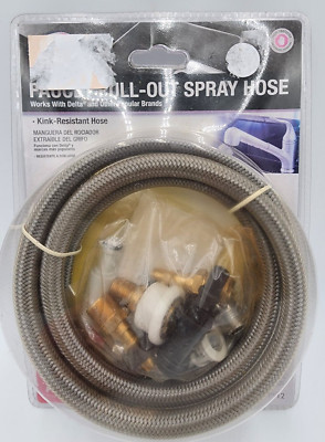 Danco Faucet Pull-Out Spray Hose Quick Connect Adapters Kitchen Kink Resistant