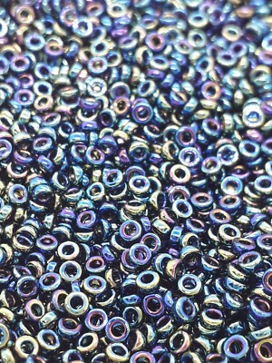 10gr Miyuki Spacer 2,2*1mm Metallic Variegated Blue Iris Japanische Top Qualität