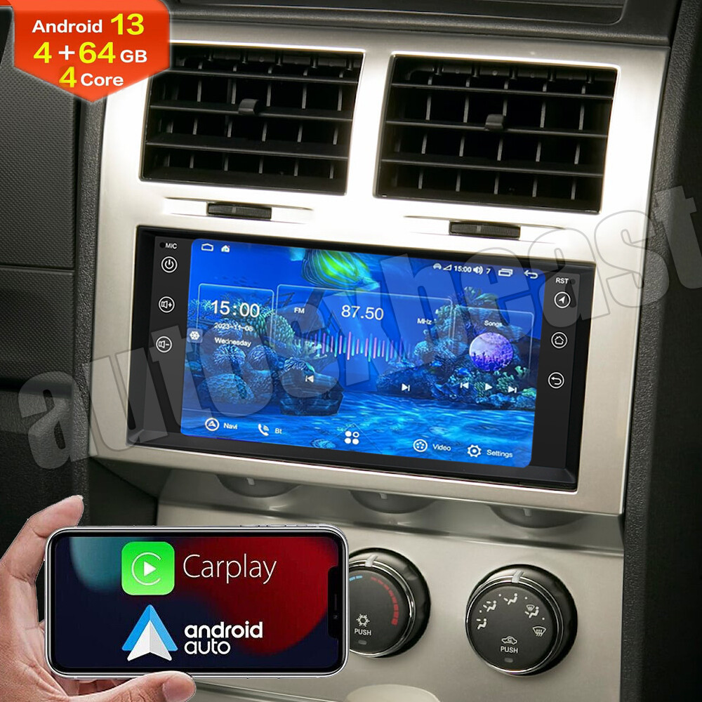 For 2007-2012 Dodge Nitro Wifi CarPlay Android Navigation Radio