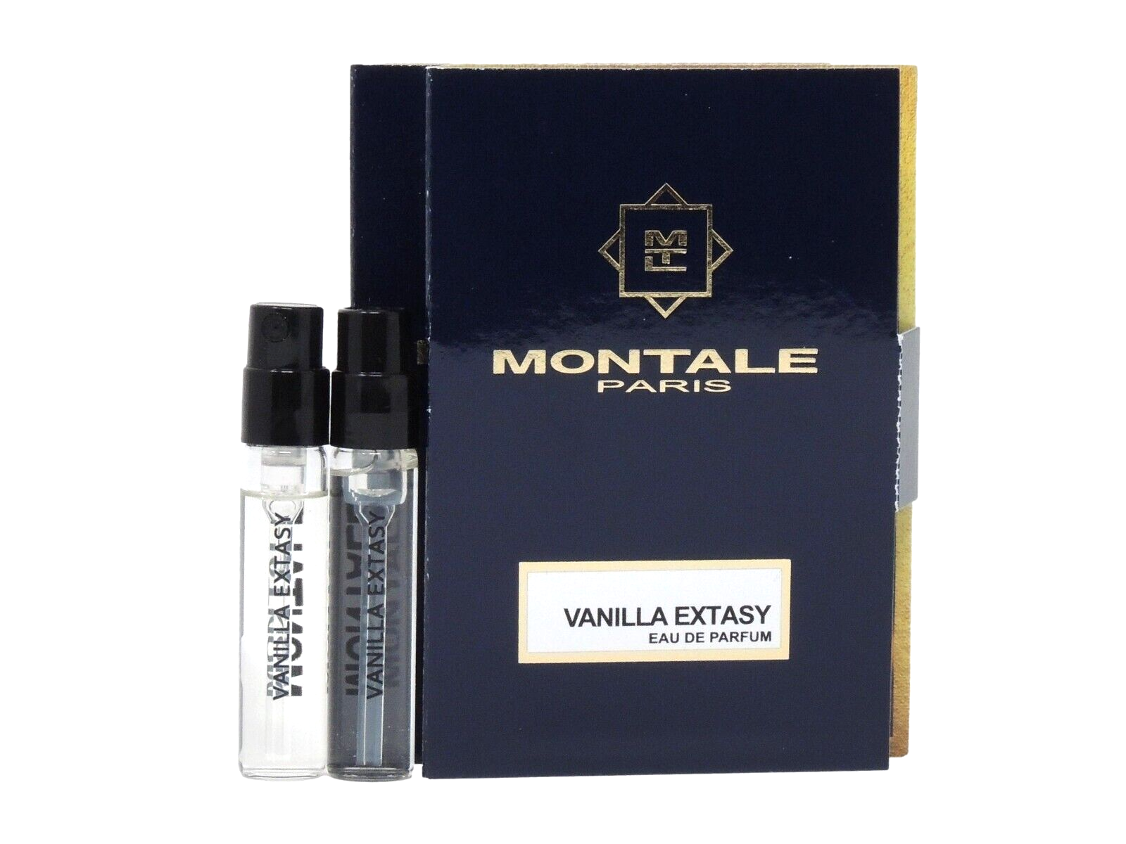 MONTALE PARIS VANILLA EXTASY EDP 2.0ml .06fl oz x 2 PERFUME SPRAY ...