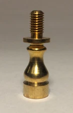 NEW 1" HEIGHT TURNED Brass Lamp SHADE FINIAL RISER - Unfinished Brass  #RIS67U