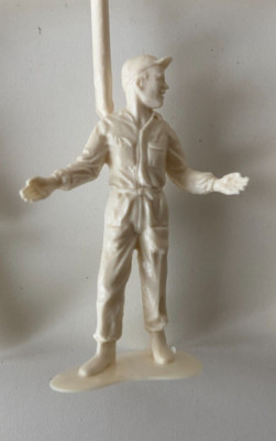Gen. MRRC/Monogram unbemalter Mechaniker mit ausgestreckten Händen 1/32 Figur - Neu