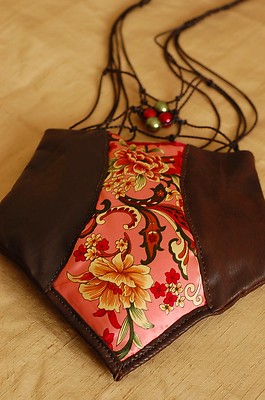 boho brown purse