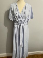 Women Blue Midi Dress Size XL