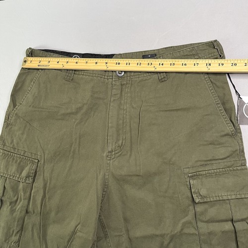 Volcom Shorts Mens 38 Army Green Slargo Cargo Utility Skater Work Casual NWT - Picture 8 of 12