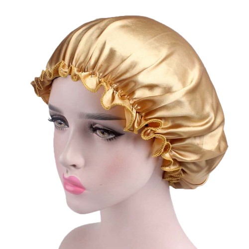 Women Long Hair Care Satin Bonnet Sleep Hat Cap Night Silk Feel Cap Head TurbanḴ - Picture 47 of 55