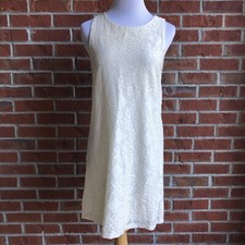 EVERLY Ivory Lace Sleeveless Dress - Size S