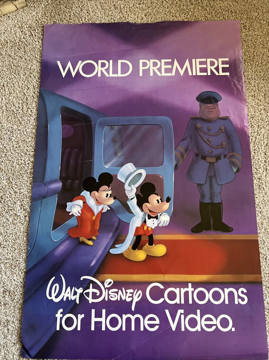 Disney World Premier Walt Disney Cartoons for Home Video 1982