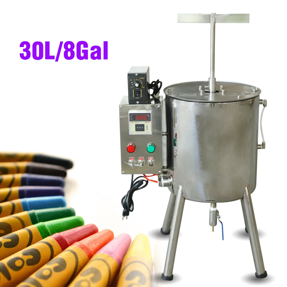 30L Lipstick Filler Heat Mix Stirred Tank Liquid Filler With Mixer Heater 4000W