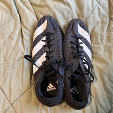 Adidas Brand Sprint Star Black Track Shoes Adult Size 10.5