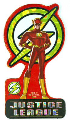 Flash DC Justice League Prism Vending Sticker Decal #4 of 15