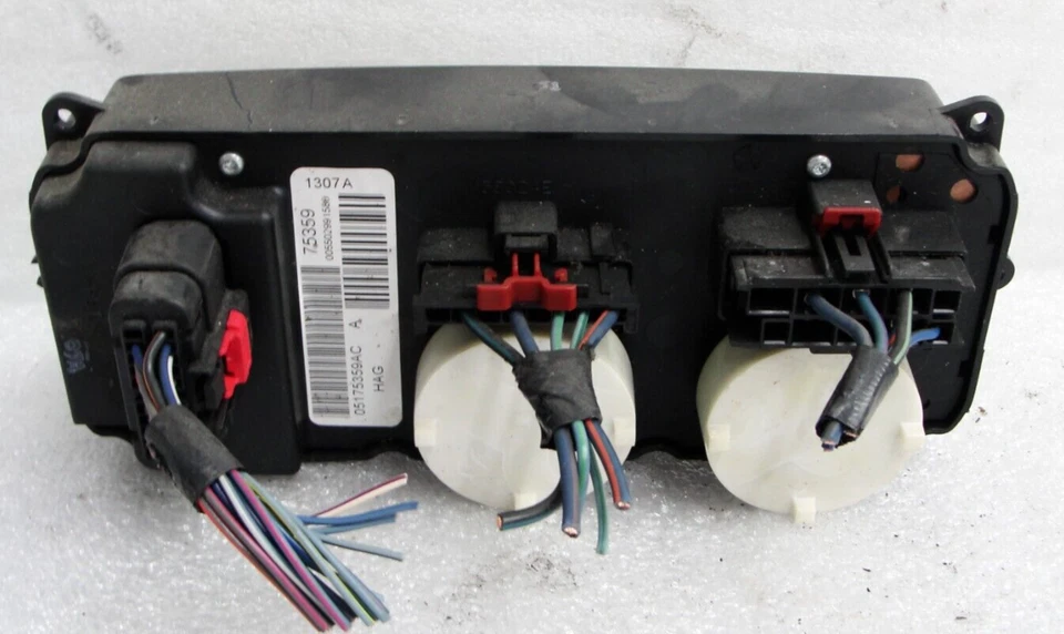 Town Country Manual CONTROL DE CLIMA AC Temperatura de calor 04-07 5175359 Dodge Caravan OEM Foto 4 de 4