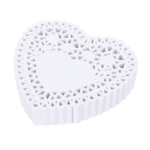 Lace Doilies Paper Wedding Lace Doilies Heart Lace Placemats - Picture 2 of 12