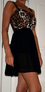 leopard print club dress
