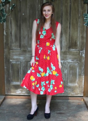 open lace back dress Nellie Mini Dress Yellow Polka Dot main image 0