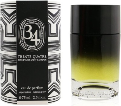Diptyque Trente-Quatre (34) Eau de Parfum - 75mL/2.5oz - NEW IN BOX