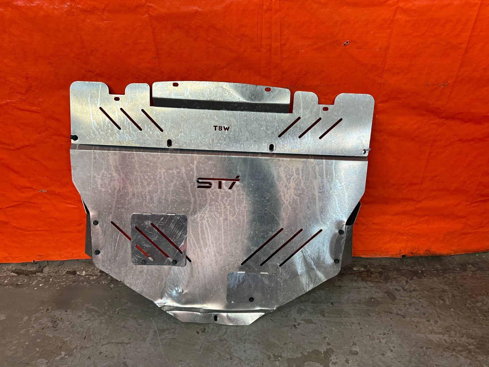 1520 SUBARU WRX STI TBW ENGINE SPLASH SHIELD SKID PLATE UNDER