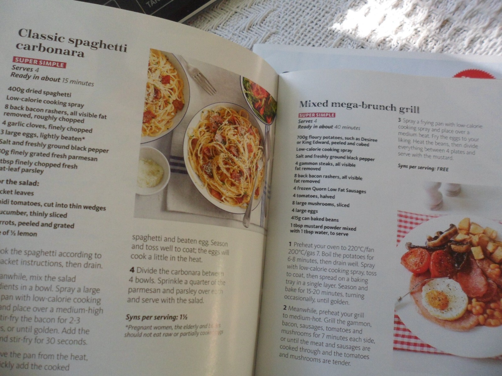 SLIMMING WORLD RECIPE BOOKS,ONE POT FOR ALL,PASSION FOR PASTA,FAKEOUT