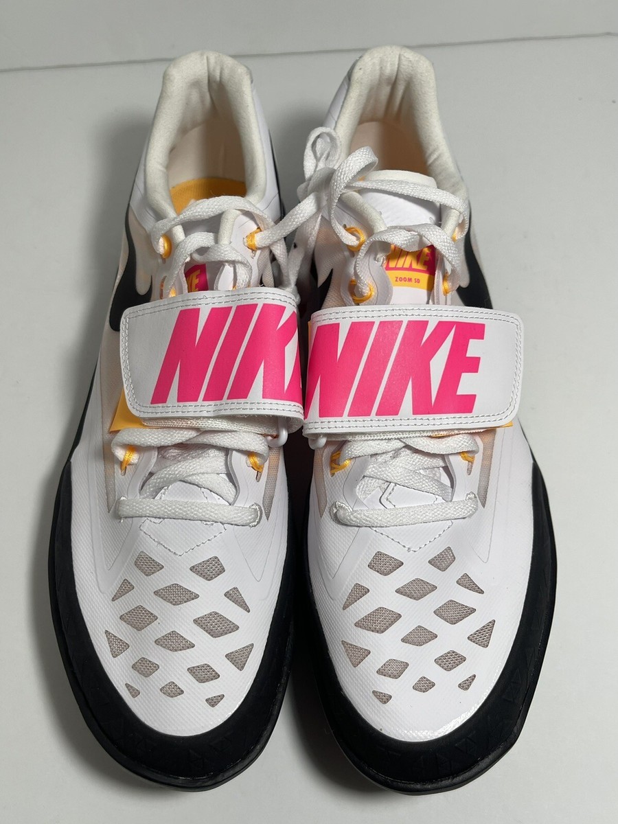 Nike Zoom Rival SD 4 White Black Size 11 Discus Throwing  display picture 1
