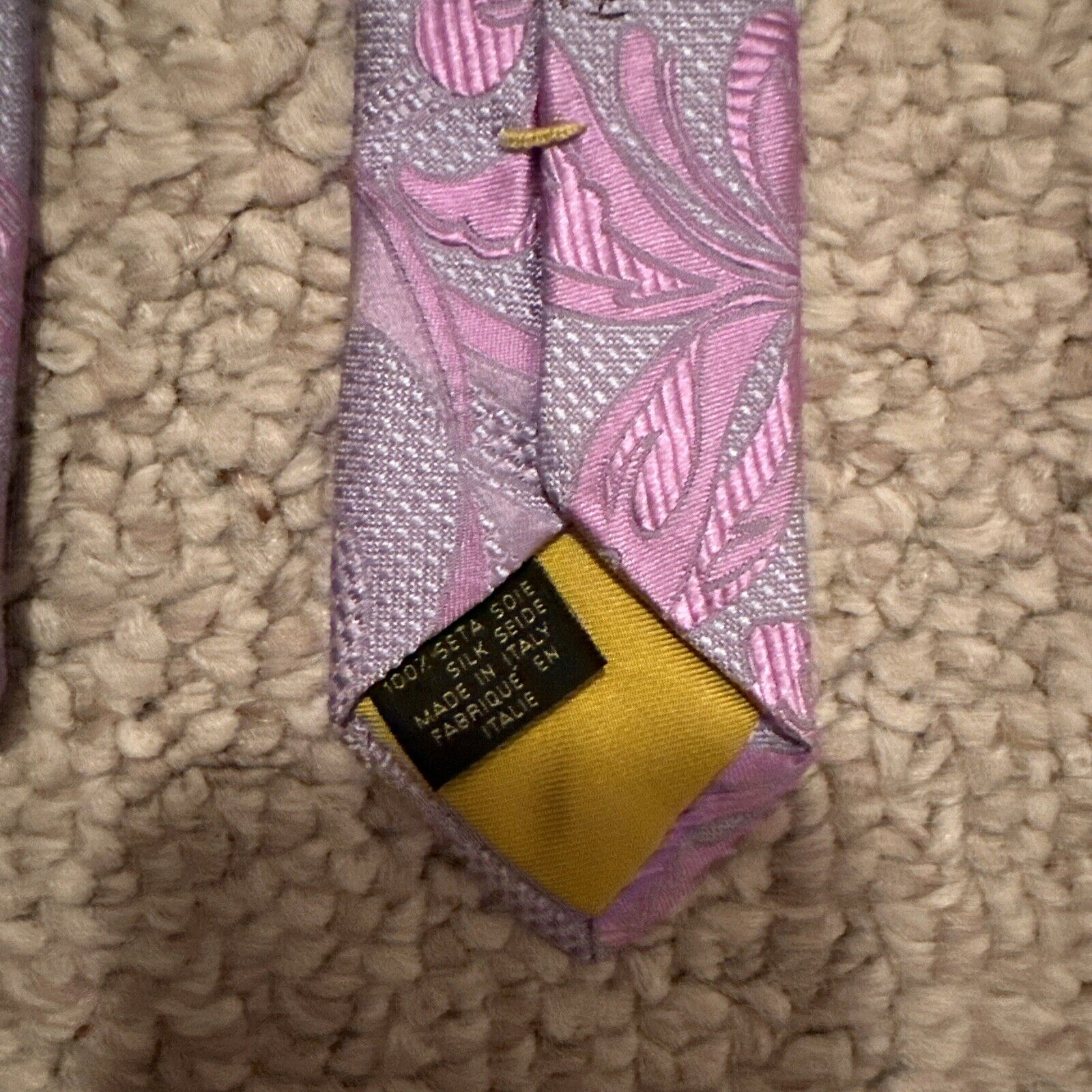 Emilio Pucci Men’s Necktie Tie Lavender Purple - image 5