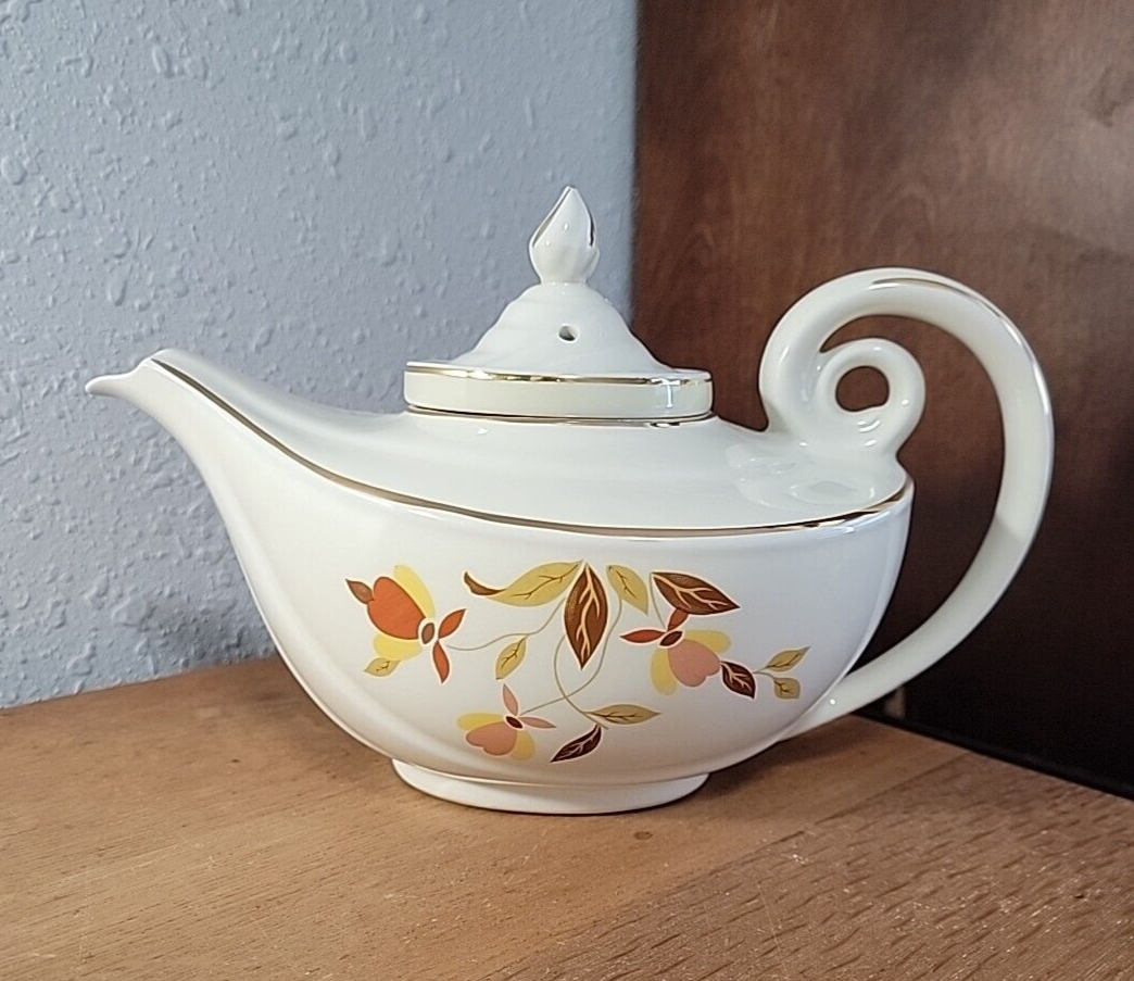 Hall Jewel Tea Autumn Leaf Aladdin Tea Pot & Infuser | eBay