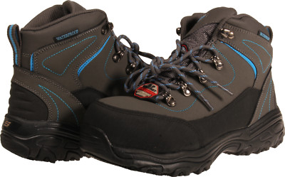 Skechers Work D Lite - Amasa Womens Alloy Safety Toe Boot Gray / Blue US Size 7