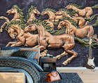 3D Carved Horse N021 Wallpaper Wall Mural Removable Self-adhesive Sticker Eve