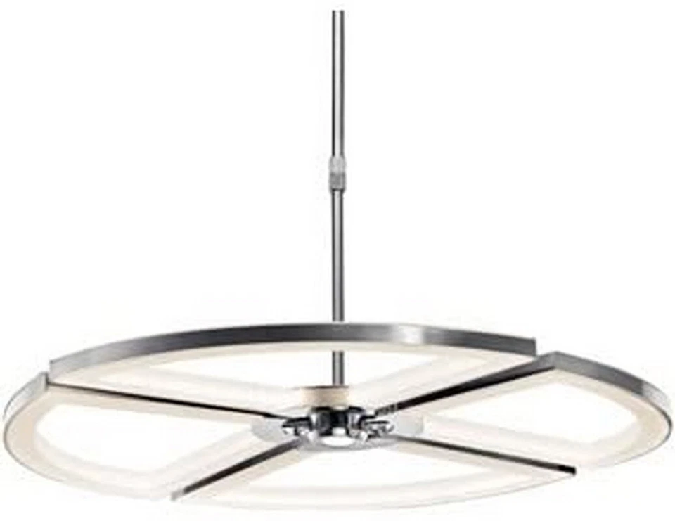 Elan Cykel Integrated LED Chrome Adjustable Pendant/Chandelier $1845 - Image 3 of 3