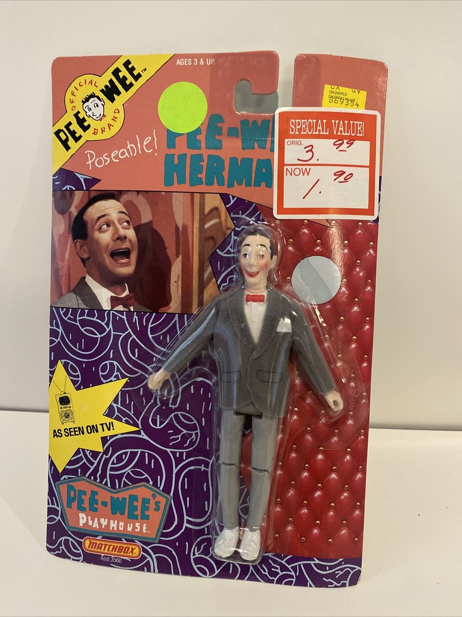 Pee-Wee Herman MOC Matchbox - Vintage 1988 New Pee Wee's Playhouse