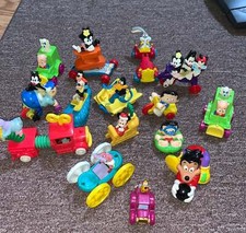 Lot of 15 Vintage Cartoon Characters Fast Food Premiums Kids Toys 1990-1994