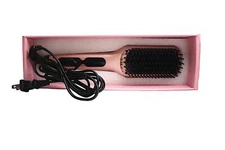 Megawise KL-1025 Pink Corded Electric Fast Heating Ionic Hair Straightener Brush