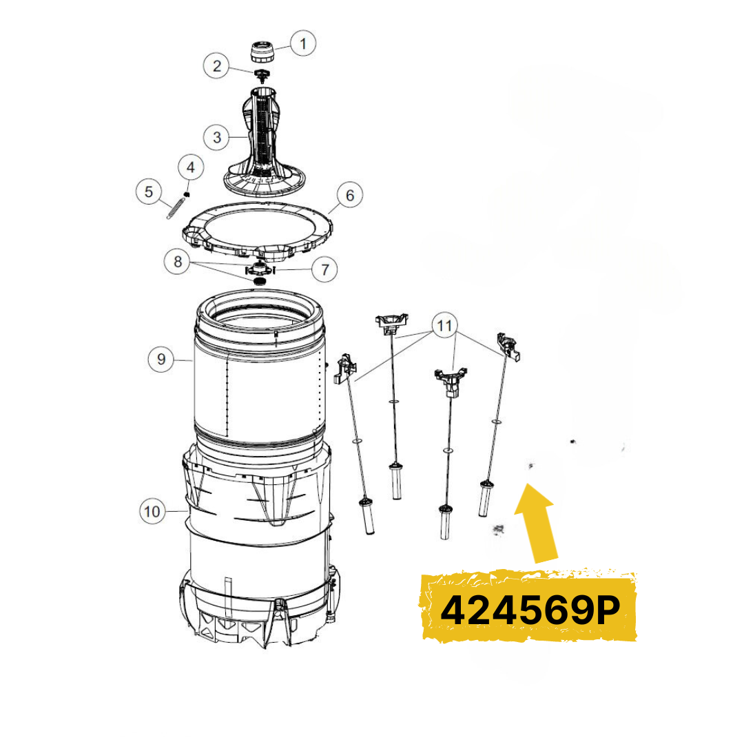 SUSPENSION ROD KIT FOR FISHER&PAYKEL 10KG FABRICSMART WA1068P1 FREE