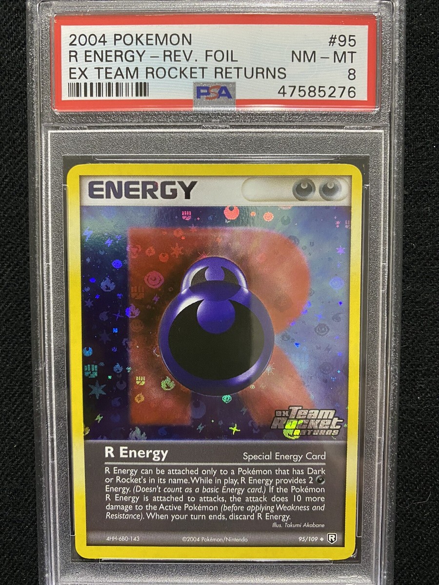 2004 Pokemon EX Team Rocket Returns R Energy Reverse Foil 95 2004 Pokemon EX Team Rocket Returns R Energy Reverse Foil 95
