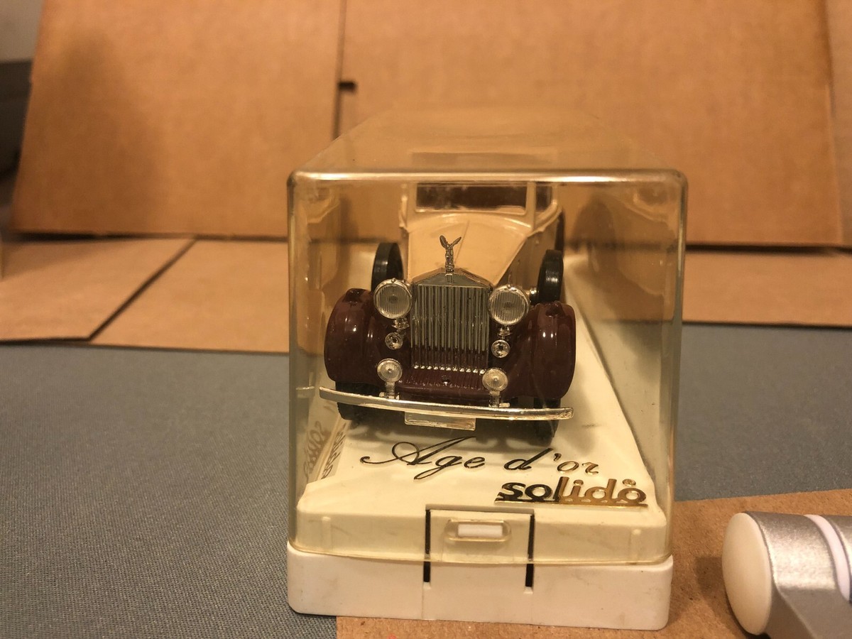 1/43 VINTAGE SOLIDO #4071 1939 ROLLS ROYCE COUPE TAN AND BROWN | eBay