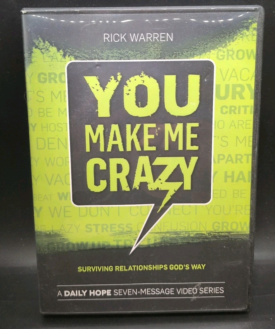You Make Me Crazy Rick Warren 7-Disc DVD Set B441