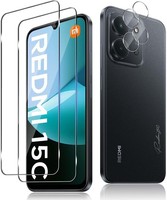 2X Schutzglas ( Display + Kamera ) FüR Xiaomi Redmi 15C 4G / 5G Hartglas 9H