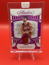 Alperen Sengun 2024-25 Flawless Patch /5 Jersey Match 1/5 Game Used Rockets SSP