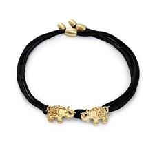 ALEX and ANI Kindred Cord Elephant Bracelet
