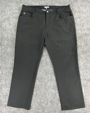 Peter Millar Crown Sport EB66 Performance 5 Pocket Pants Mens 40x28 Black Golf