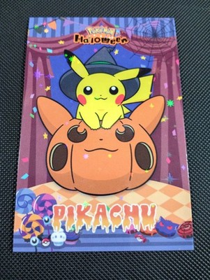 Pikachu Pumpkin #2 POKEMON DATABASE HALLOWEEN SET Star HOLO PERU 2025