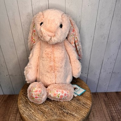 Jellycat Blossom Blush Bunny Cherry MEDIUM NEW! Jellycat Bashful