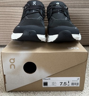 On Cloud 6 Black/White Schwarz/Weiß   Gr. 40.5   neu & unausgepackt