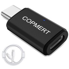 COPMERT Motorcycle Wireless CarPlay Bluetooth Adapter Compatible with Black