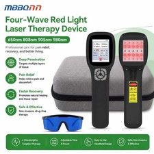 25 Diodes 4 Wavelength Cold Laser for Sciatica Tendonitis Arthritis Pain Relief
