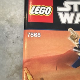 LEGO Star Wars 7868 Droid Gunship Instruction Manual Booklet Illustrated 2011