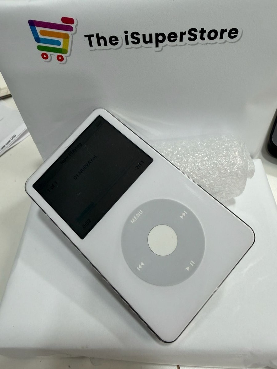 iPod classic 第5.5世代 80GB ホワイト A1136 ジャンク Refurbished Apple iPod Classic 5.5 Gen 80GB White Video A1136 + 1