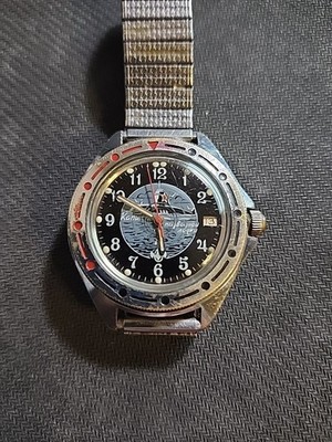 Komandirskie Amphibian 2416.B Automatic Submarine Original Vintage Watch