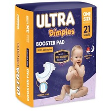 Ultra Dimples Diaper Booster Pads, One Size Fits All, 42 Count, Unisex-Babies