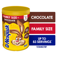 Nestle Nesquik Chocolate Flavor Powder Stir Drink Mix Canister, 38oz Free Ship